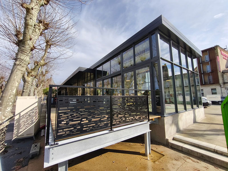 menuiserie aluminium restaurant Libourne