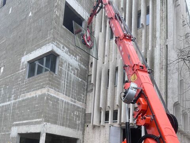 pose vitrage grande dimension